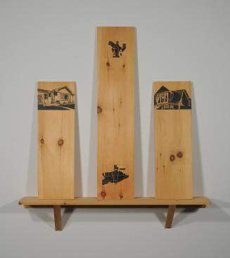 Untitled (3 pine panels)