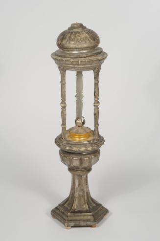 Baroque silver gilt wooden reliquary