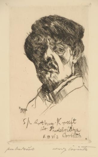 Selbstbildnis mit Pelzmütze / Self-Portrait with a Fur Cap