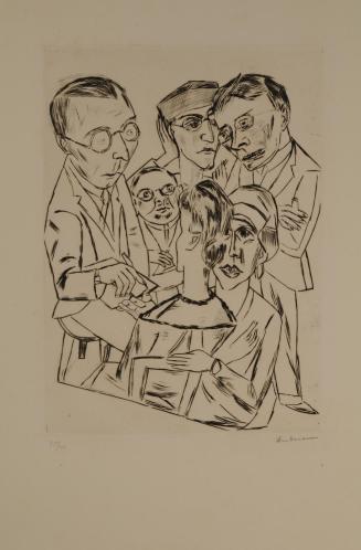 Der Zeichner in Gesellschaft (Rudolf Grossmann) / The Draftsman in Society (Rudolf Grossmann)