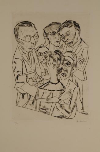 Der Zeichner in Gesellschaft (Rudolf Grossmann) / The Draftsman in Society (Rudolf Grossmann)