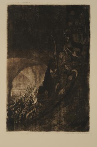 Bewaffnung in einem Gewölbe / Seizing Arms in the Cellar, Plate 4 from Bauernkrieg / Peasants War