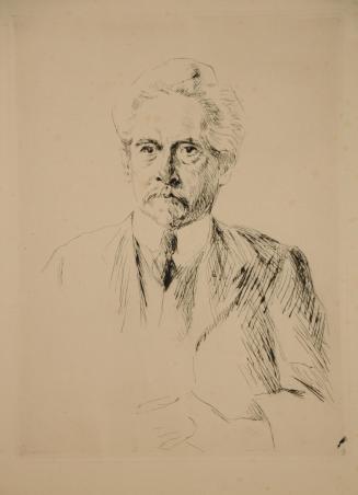 Portrait of a Man with Wavy Hair (Gottfried Röhl)