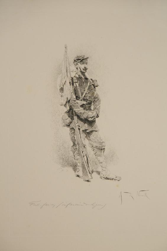 Porte-fanion infanterie de ligne