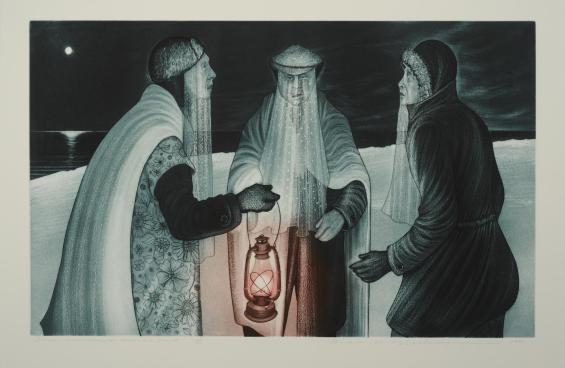 Three Mummers on Winsor's Point