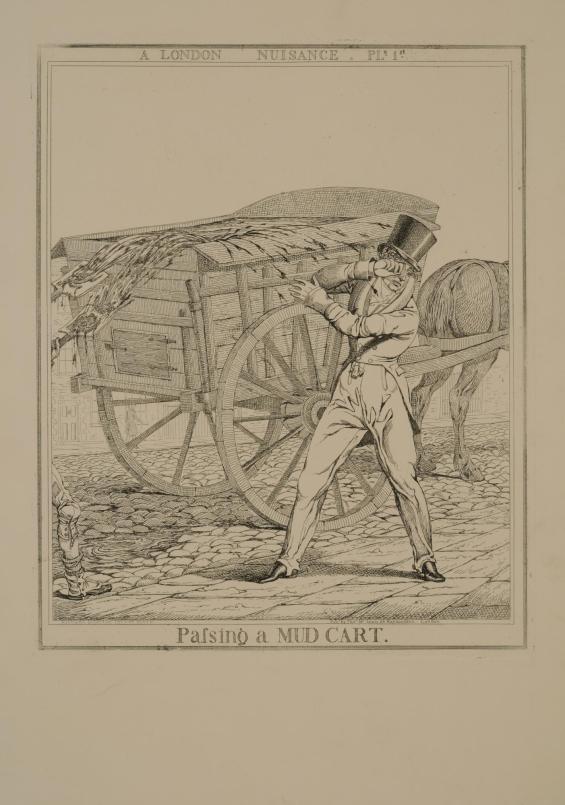 Passing a Mud Cart; Plate 1 from A London Nuisance