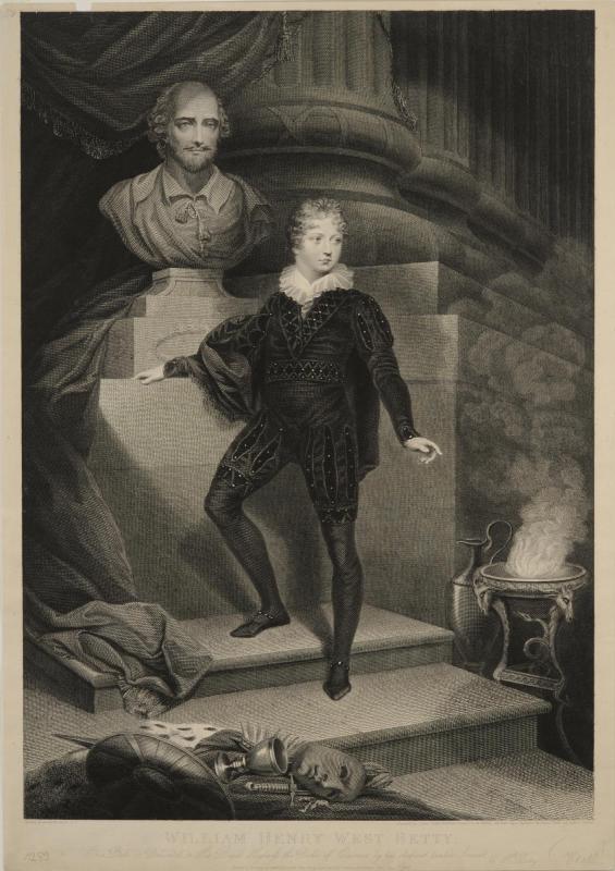 William Henry West Betty as Hamlet