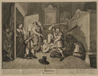 Hudibras, Plate 9: Hudibras Catechiz'd