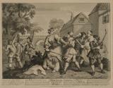 Hudibras, Plate 5: Hudibras Vanquish'd by Trulla