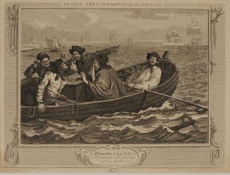 Industry and Idleness, Plate 5: The Idle 'Prentice turn'd away, and sent to Sea