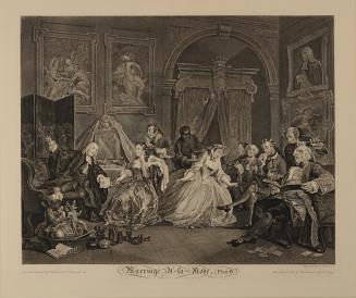 Marriage à-la-Mode, Plate 4: The Toilette