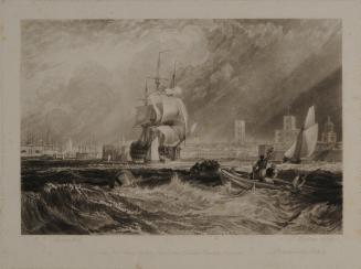 Portsmouth, Plate 6 from The Harbours of England