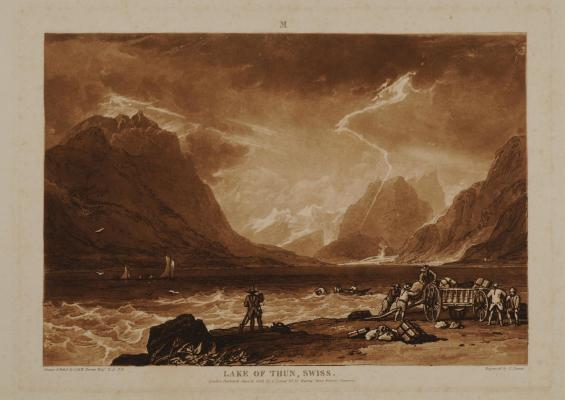 Lake of Thun, Switzerland, from Liber Studiorum / Book of Studies