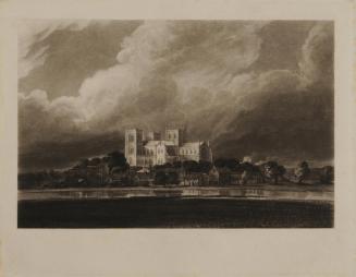 Ripon Minster on the Rivers Ure and Skell, from The Rivers of England