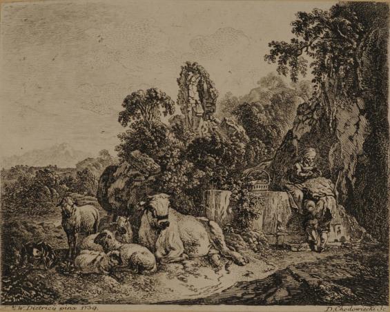 Pastoral scene