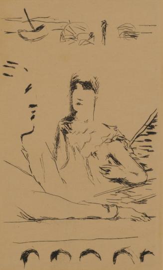 Illustration, Page 43 from the play Simili by Claude Roger-Marx