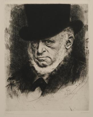 Adolf Menzel (Frontal With Hat)