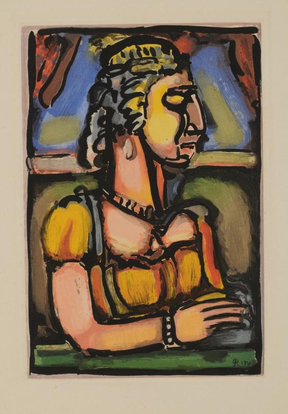 Saint Pute, Plate XII from the book Passion by André Suarès