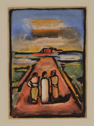 Les Disciples / The Disciples, Plate XV from the book Passion by André Suarès