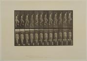 Plate 92. Ascending stairs. From Volume 3, Females (Nude) of Animal Locomotion: an electrophotographic investigation of consecutive phases of Animal Locomotion