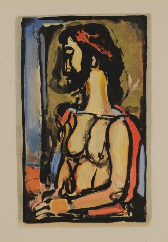 Ecce Homo / Behold the Man, Plate VI from the book Passion by André Suarès