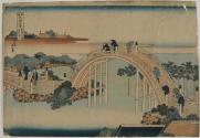 The Drum Bridge at Kameido Tenjin Shrine / Kameido Tenjin taikobashi, from the series Remarkable Views of Bridges in Various Provinces / Shokoku meikyō kiran