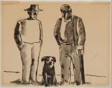 Untitled (Two Men and a Dog)