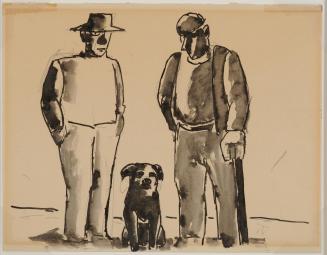 Untitled (Two Men and a Dog)