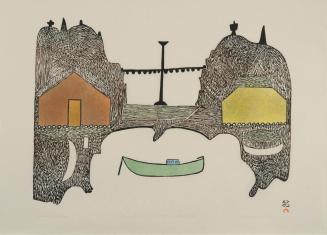 Summer Landscape, No. 14 from the Cape Dorset Print Catalogue (1980)