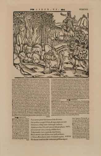 Sacrifice at Avernus from Vergil's Opera, Lyon Edition