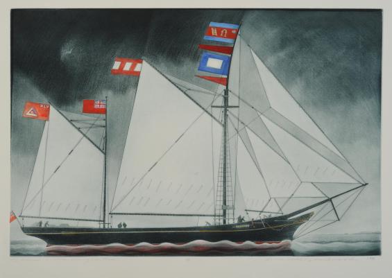 Barbour's 'Seabird' Leaving Newtown