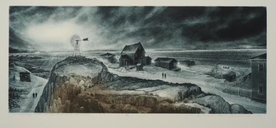 March, Looking South: Glover's Place on Bragg's Island