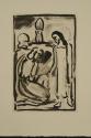 Christ prenant conge de sa mere / Christ Taking Leave of His Mother, Plate IV from the book Passion by André Suarès