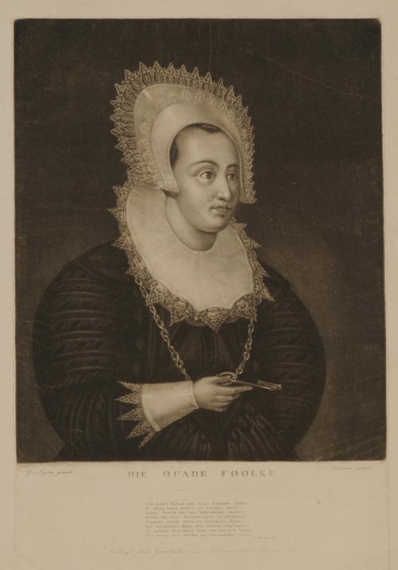 Portrait of Foelke Kampana ("Die Quade Foelke") also known as Foelke the Cruel