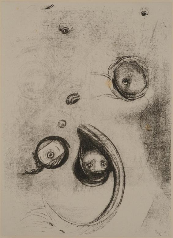 ...And the eyes without heads were floating like molluscs / . . . Et que des yeux sans tête flottaient
comme des mollusques, Plate 13 from the Temptation of Saint Anthony / La Tentation de Saint-Antoine