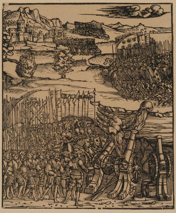 Expulsion of the Hungarians from Lower Austria, from the Triumphal Arch of Maximilian I