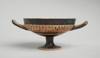 Black-figure palmette kylix (Classical)