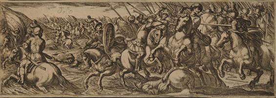 Unknown battle scene (from Battle Scenes, Second Series)