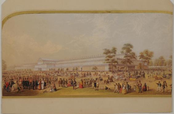 View of the Crystal Palace from The Great Exhibition