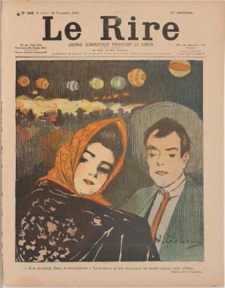 Cover illustration of Le Rire, No. 368, 8e année, 23 Novembre 1901