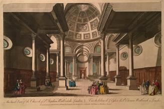 An Inside View of the Church of St. Stephen, Walbrooke, London