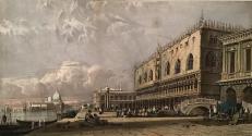 Le Môle, Venice, du l'Album venitien composé de douze vues / The Pier, Venice, from the Venetian Album Composed of Twelve Views