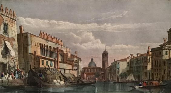 Le Grand Canal (6me Vue), du l'Album venitien composé de douze vues / The Grand Canal (6th view), from the Venetian Album Composed of Twelve Views