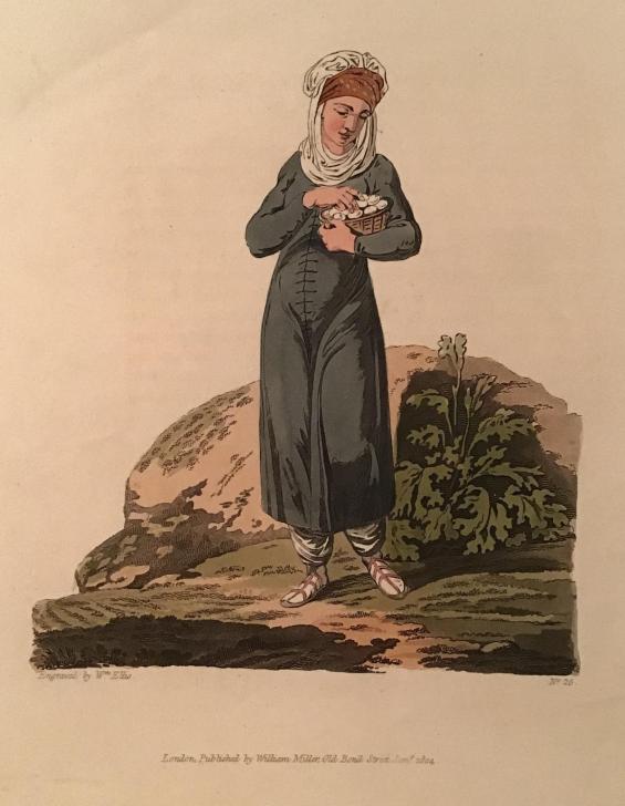 A Countrywoman of Flipovan, in the Bukowine, Plate 25 from the Costumes of the Hereditary States of the House of Austria