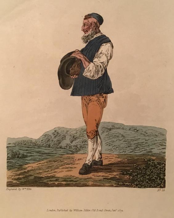 A Jew of Montgatz in his Summer Dress, Plate 33 from the Costumes of the Hereditary States of the House of Austria