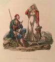 A Man and Woman of Risano, in the Country of Cattaro, Plate 37 from the Costumes of the Hereditary States of the House of Austria