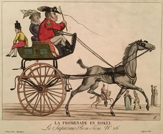 La Promenade en Bokei, de la série Le Suprême Bon Ton No. 26 /