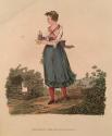 A servant Maid of an Inn at Inspruck, Plate 12 from the Costumes of the Hereditary States of the House of Austria