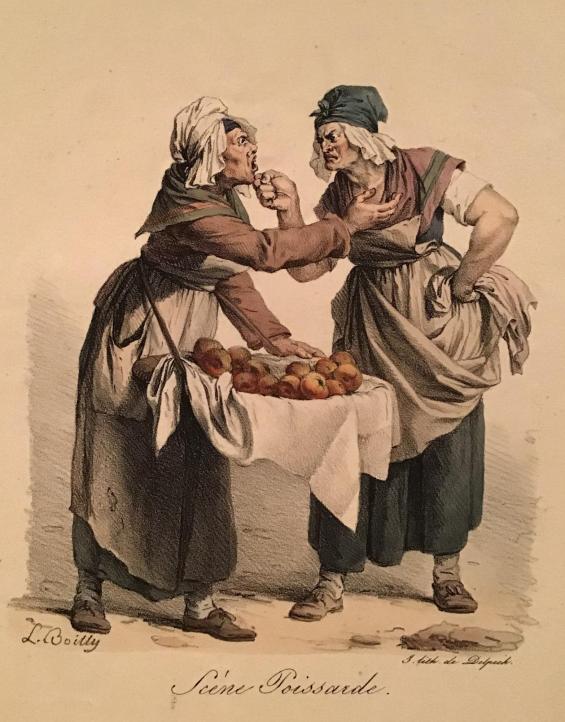 Scène Poissarde / Fish Wives Arguing