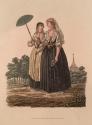 Saxon Ladies of the City of Hermenstadt, Plate 28 from the Costumes of the Hereditary States of the House of Austria
